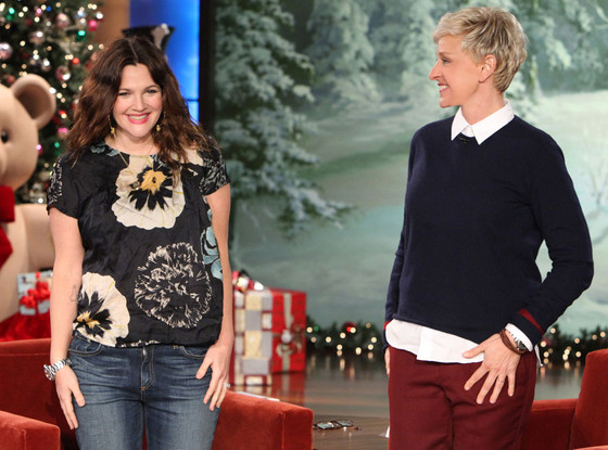 Drew Barrymore, Ellen Degeneres Show Drew Barrymore, Ellen Degeneres Show